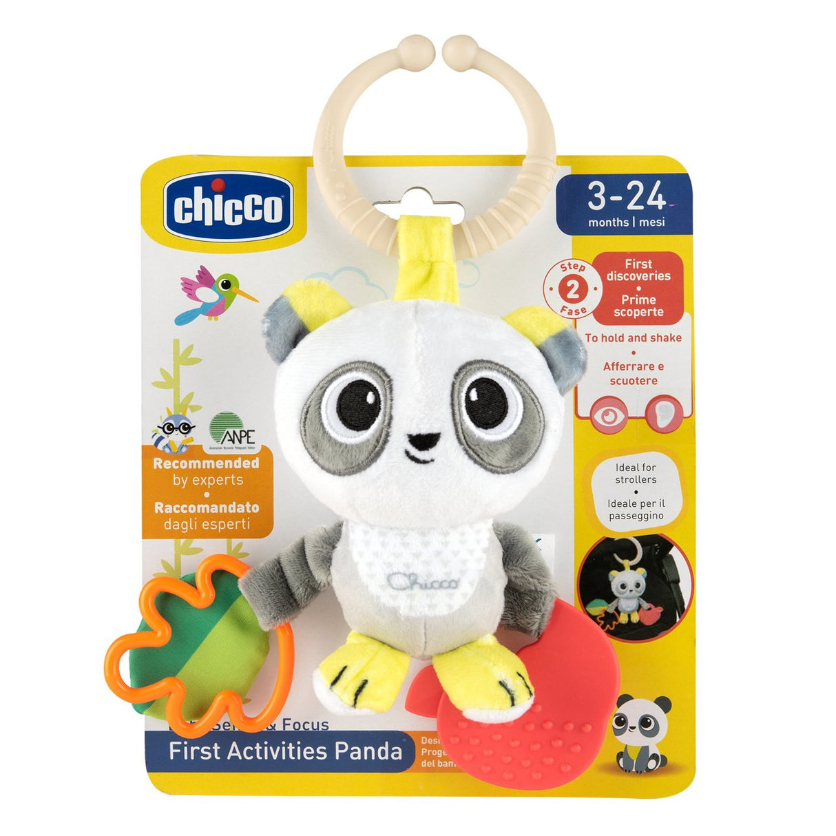 CHICCO BRINQ. BOLINHA SOFT 3-24M+