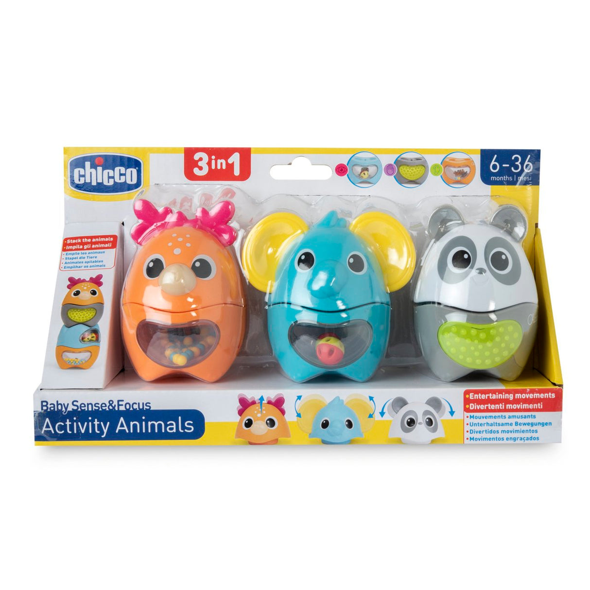 CHICCO BRINQ. ANIMAIS ENCAIXAVEIS (2154)