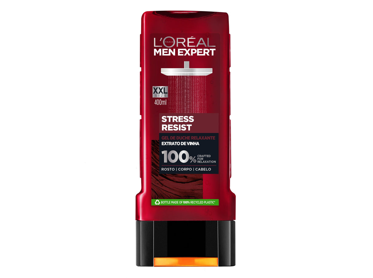 LOREAL GEL BANHO 400ML MEN STRESS RESIST