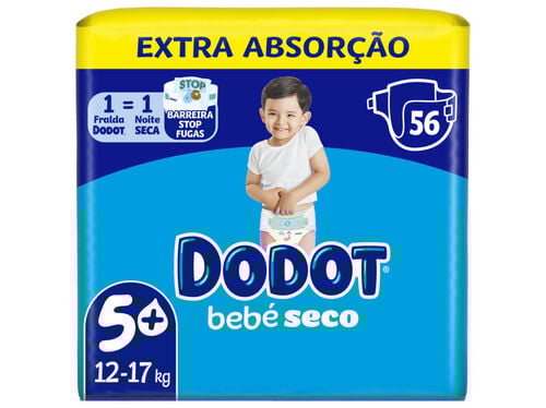 DODOT FRALDAS T5+ 12-17KG 56UN EXTRA SEC