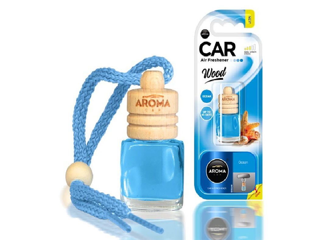 Ambientador de Carro Aroma Car WOOD 6ml - Ocean