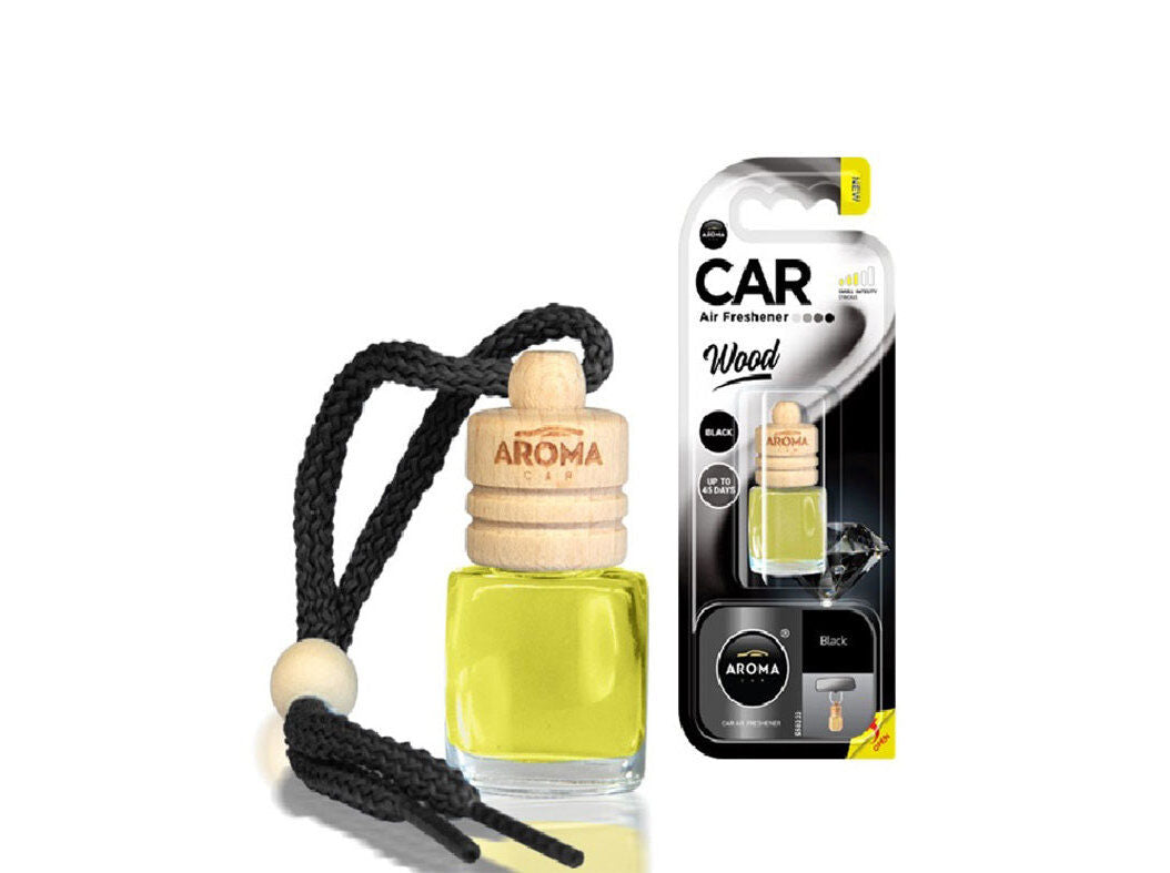 Ambientador de Carro Aroma Car WOOD 6ml - Denim Black