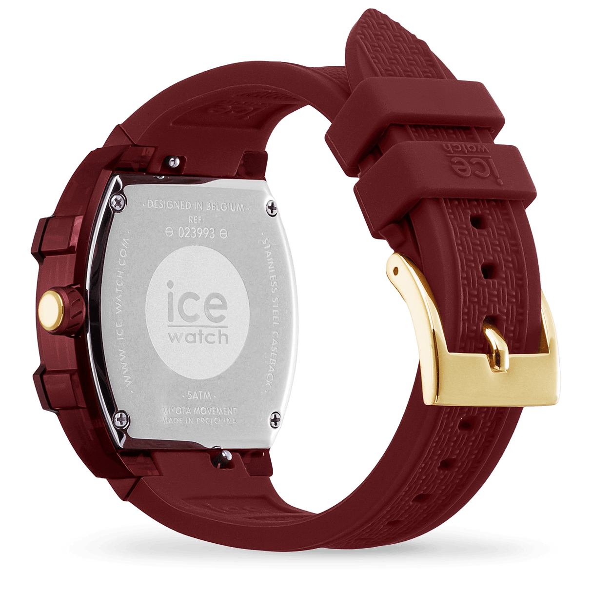 Relógio de pulso ICE Watch boliday - Burgundy - Plastic - Small - 3H+D