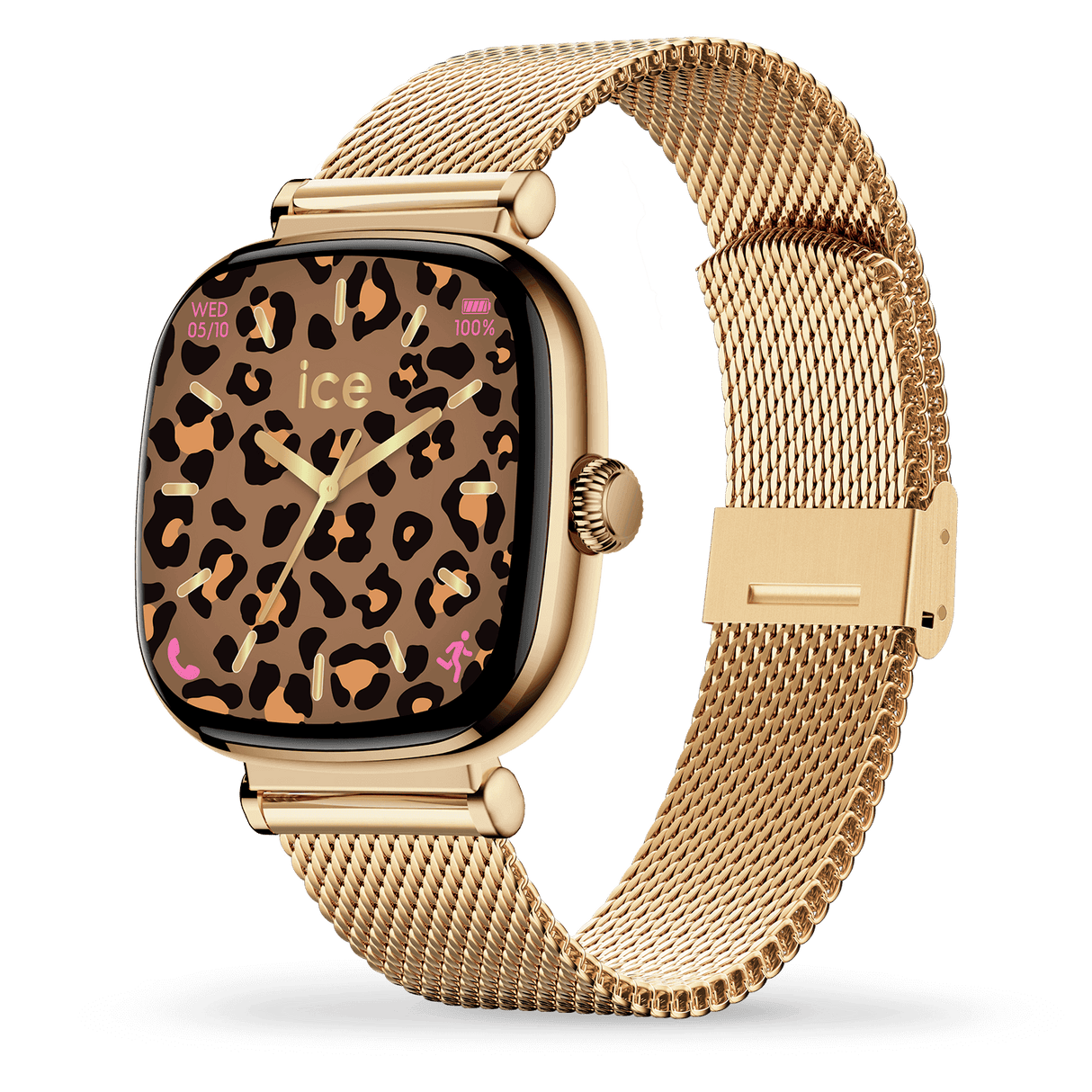 SQ inteligente ICE 2.0 quadrado 1.70 Milanês dourado