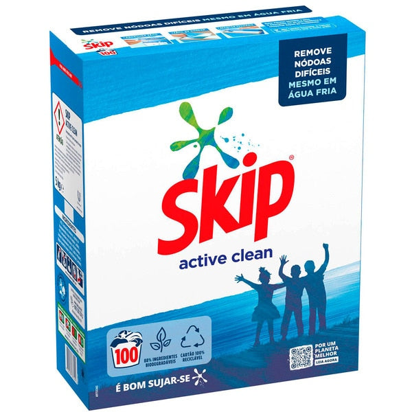 SKIP PÓ 100D 5KG ACTIVE CLEAN
