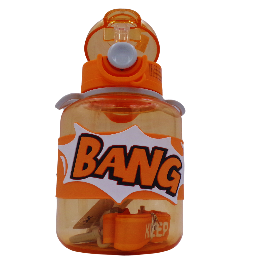 Garrafa de água motivacional desportiva