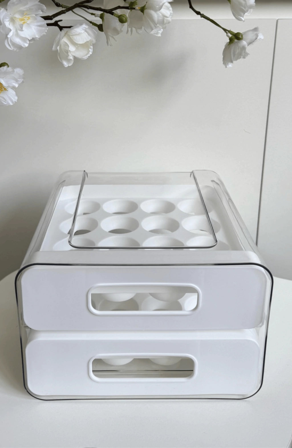 Organizador de ovos acrílico