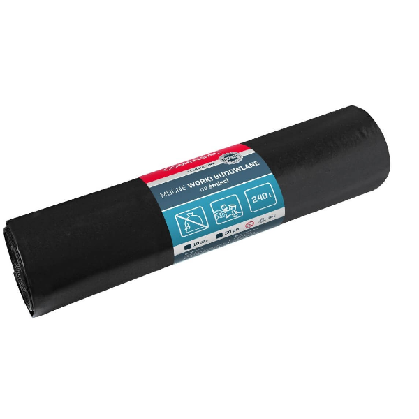 SACOS DE LIXO COMENSAL PRETO 240L/10UN