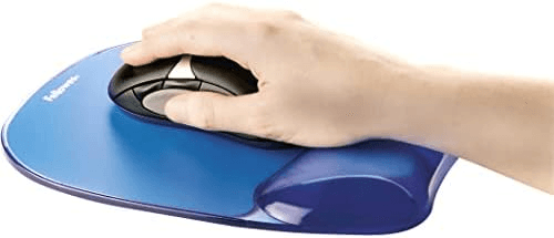 TAPETE P/ MOUSE FELLOWES C/ APOIO GEL AZUL