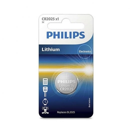 PHILIPS PILHA CR2025 LITHIUM 3V