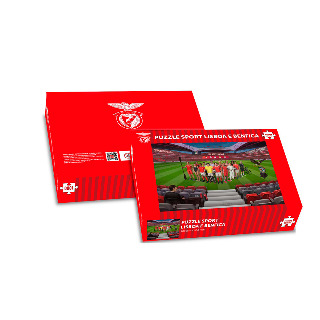 PUZZLE SPORT LISBOA E BENFICA - 1000 PEÇAS