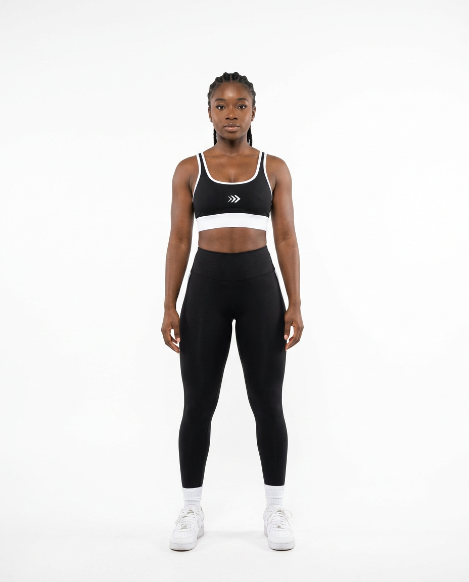 CONJUNTO FITNESS FEMININO SCULP PRETO L