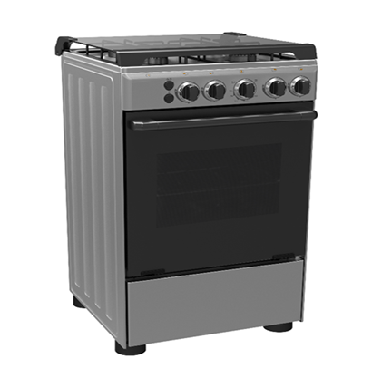 FOGAO MIDEA 60X60 4B GRILL INOX 24BME62058-I-SKD