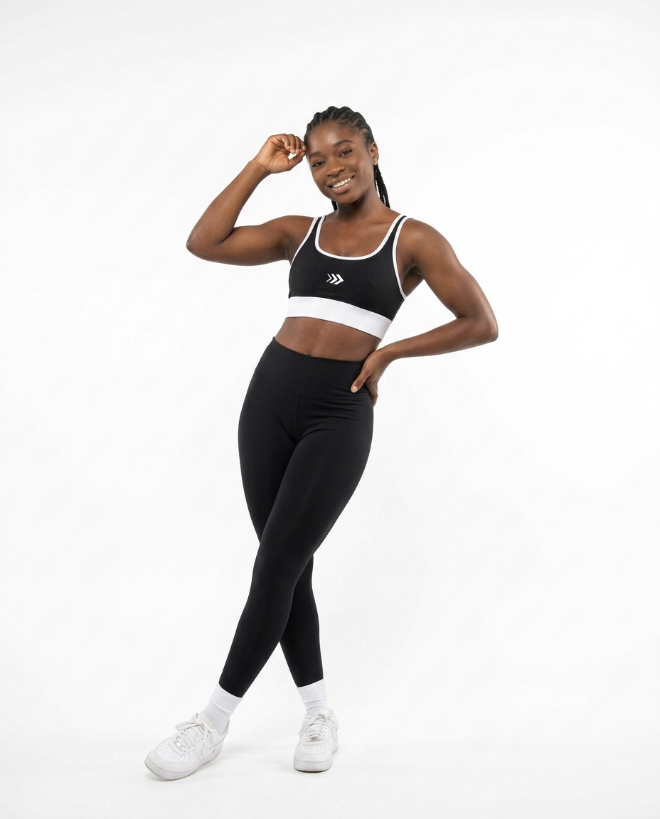 CONJUNTO FITNESS FEMININO SCULP PRETO L