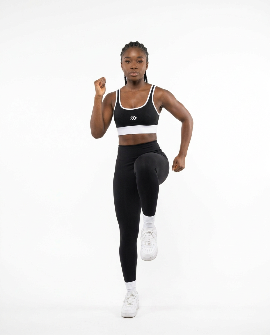 CONJUNTO FITNESS FEMININO SCULP PRETO L