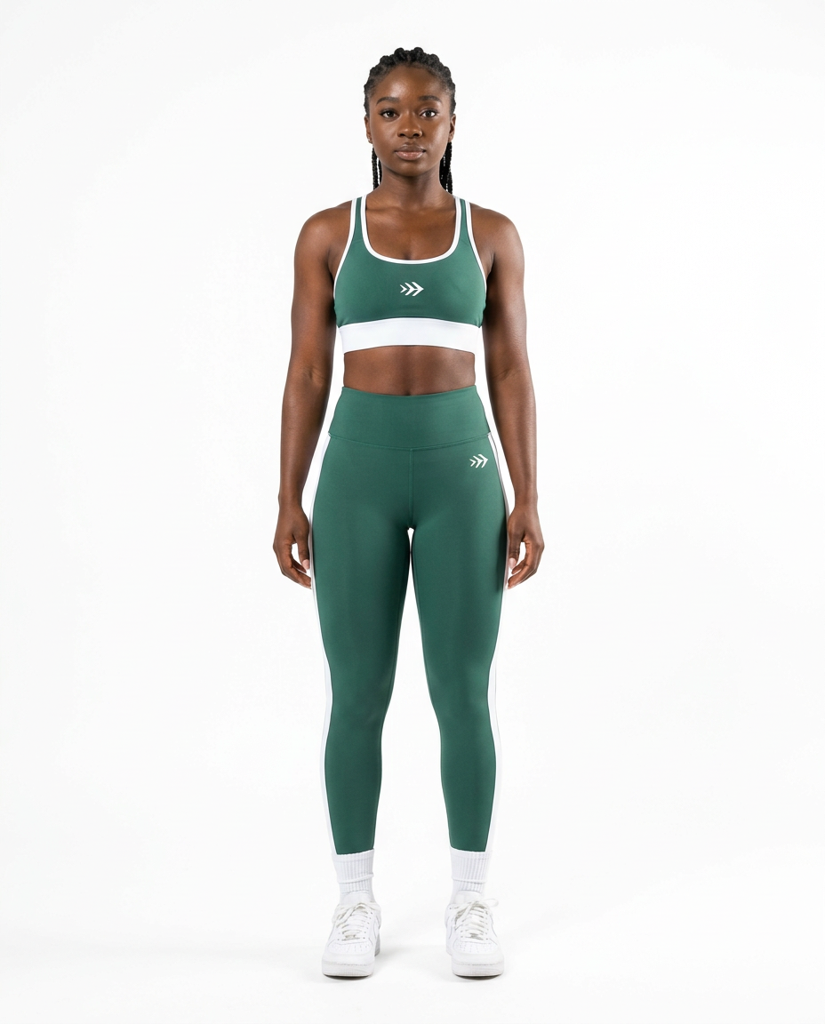 CONJUNTO FITNESS FEMININO SCULP VERDE L