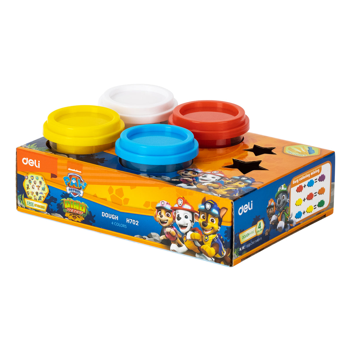 Conjunto básico de régua Deli EH13PS de 30 cm (azul)