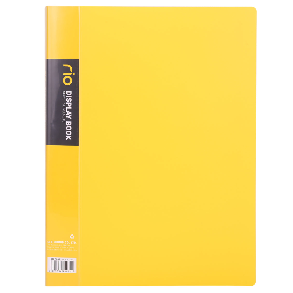 Pasta de arquivo capa de plastico Deli E5034_40 paginas (misto) 48pic/caixa