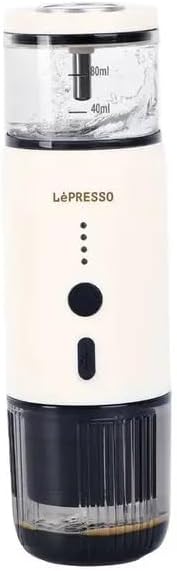 Máquina de Café Expresso Portátil LePresso Com Medidor Térmico - Branco