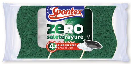 Spontex - Esponja Zero Superfícies Sujas - 3 esponjas super eficazes - 4x mais duráveis sem riscar