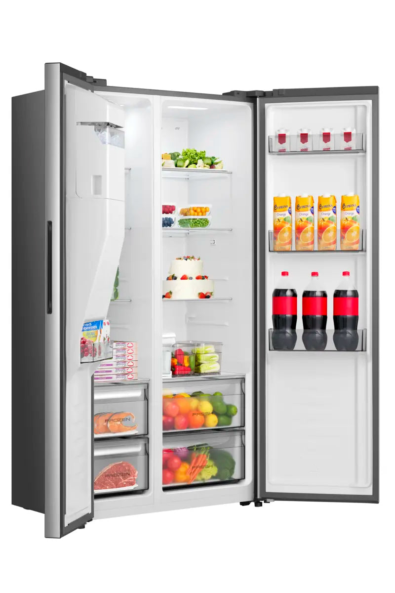 HISENSE FRIGORIFICO SBS 528LT STEEL - RS5P528STIE-SKDC