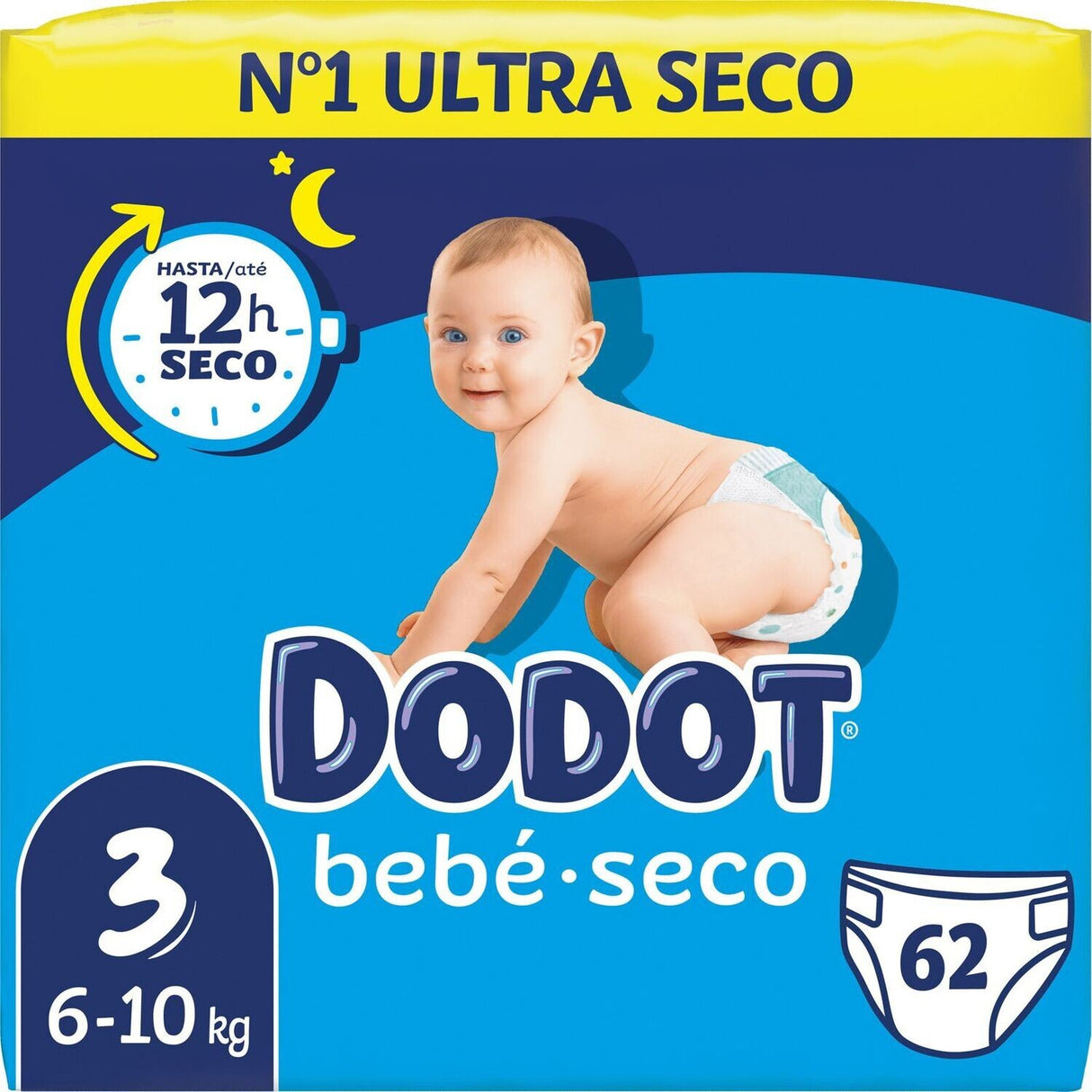 DODOT FRALDAS SECO T3 6-10KG 62UN