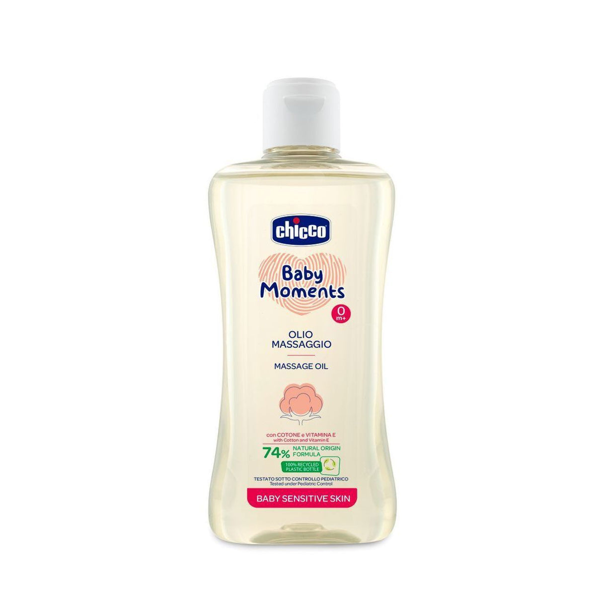 CHICCO OLEO MASSAGEM 200ML SENSITIVE 0M+