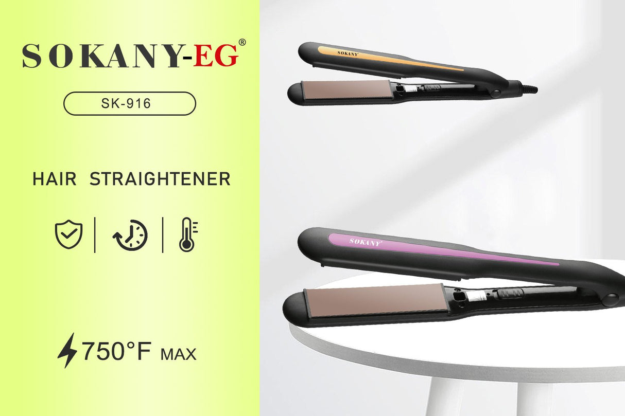Alisador de cabelo profissional Sokany sk-916