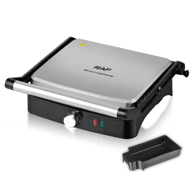 RAF R 2682 Grelhador de Pressão Elétrico 1800W Revestimento Antiaderente para Shawarma Bifes Legumes