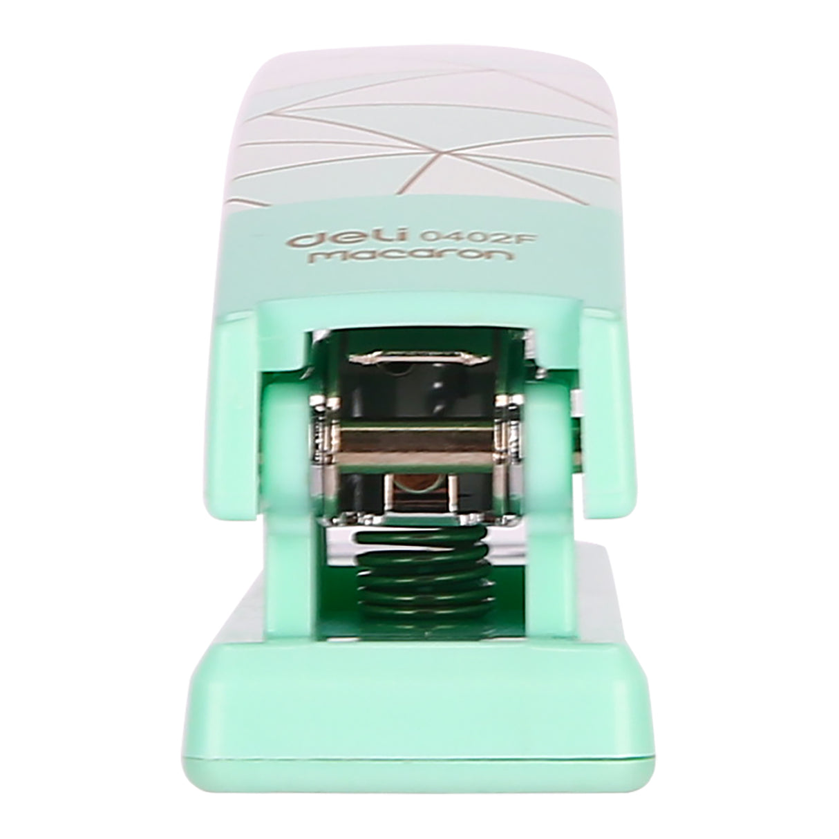 Agrafador colorido Deli E0402F Macaron (misto) (1 grampeador) 12pic/96pic/caixa