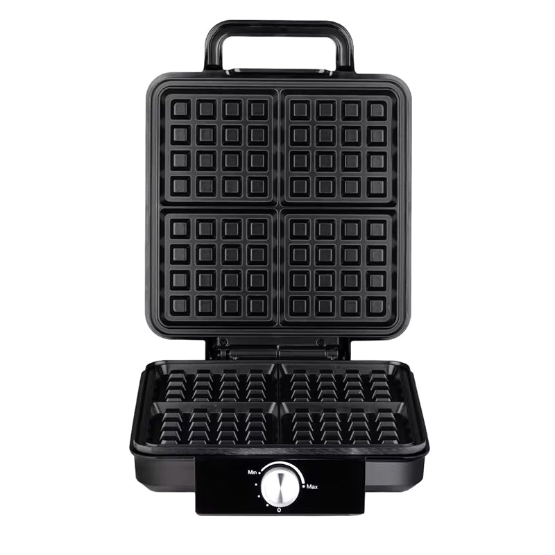 Torradeira de Waffle RAF R.2208 Preto 1500 W Torradeira de Waffle Resistente ao Calor de Qualidade Premium