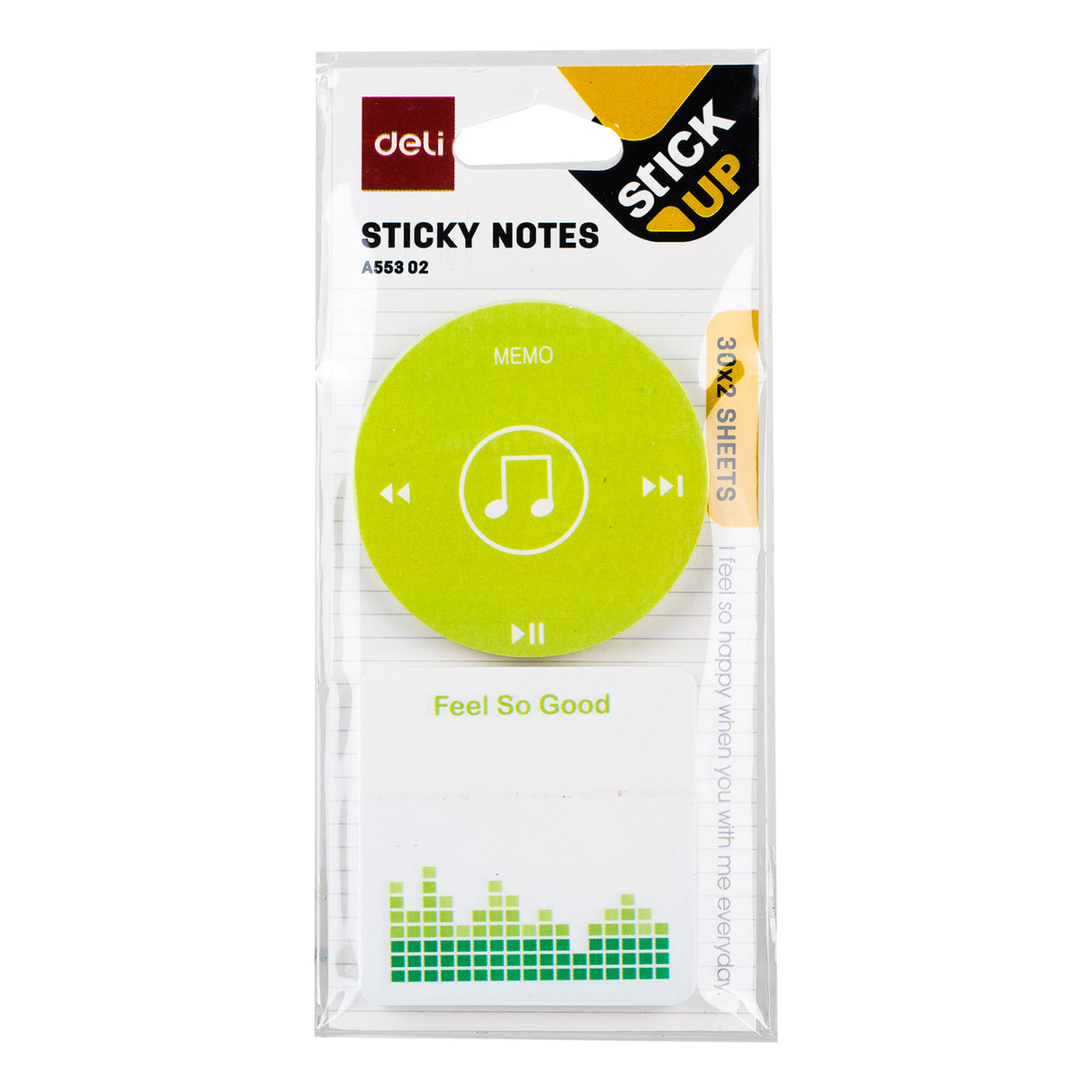 Sticky/Bloco de notas para aluno Deli EA55202 (cor mistas) 60pic/caixa