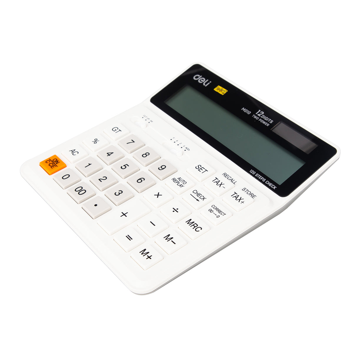 Calculadora de mesa Deli EM01010 (branca)
