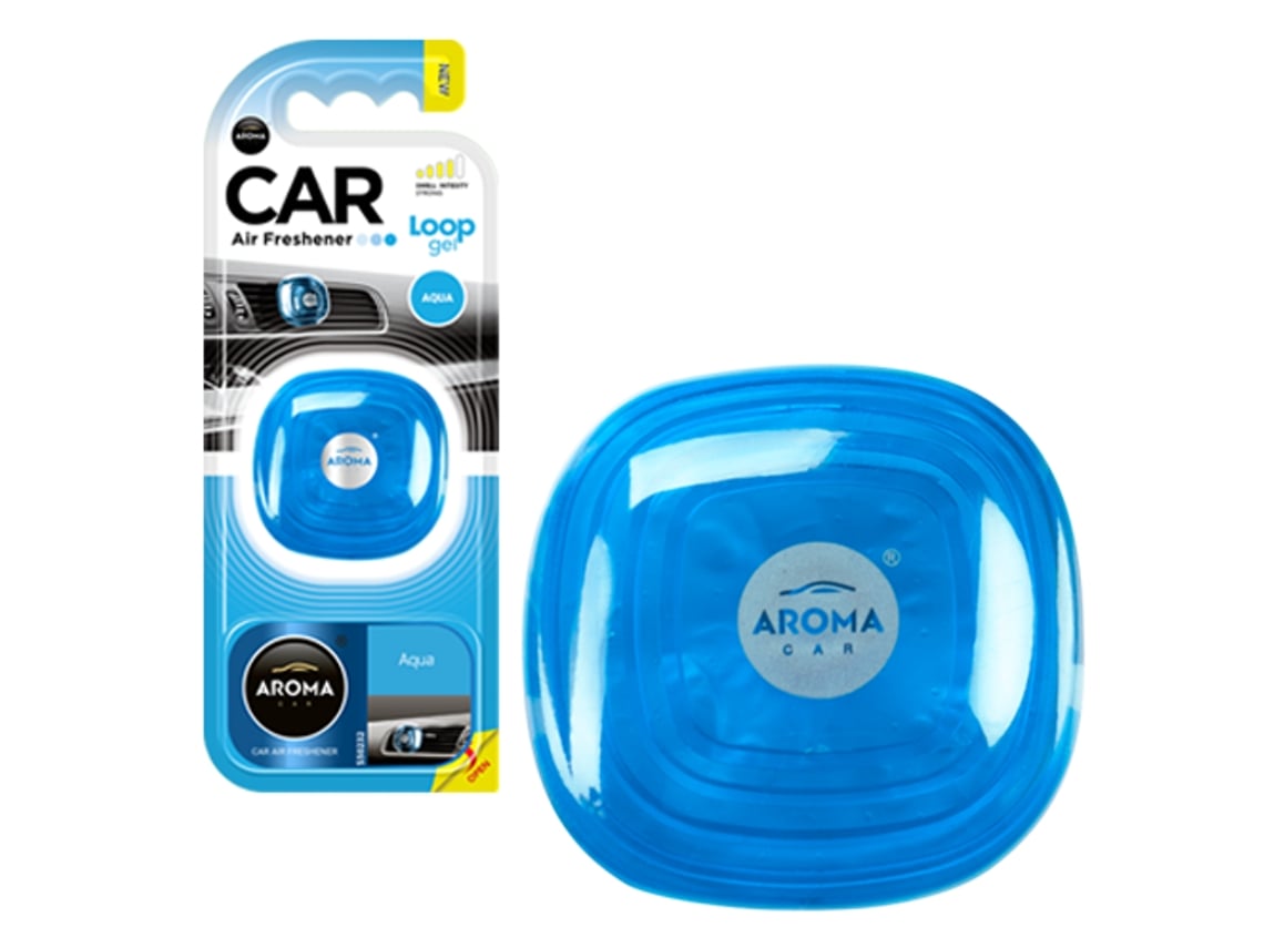 Ambientador de Carro Aroma Car LOOP Gel - Aqua