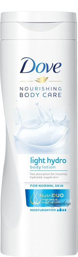 DOVE LOÇAO 400ML LIGHT CARE