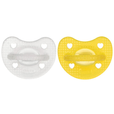 CHICCO CHUPETA PH.DUEL 2P AMARELO 2-6M
