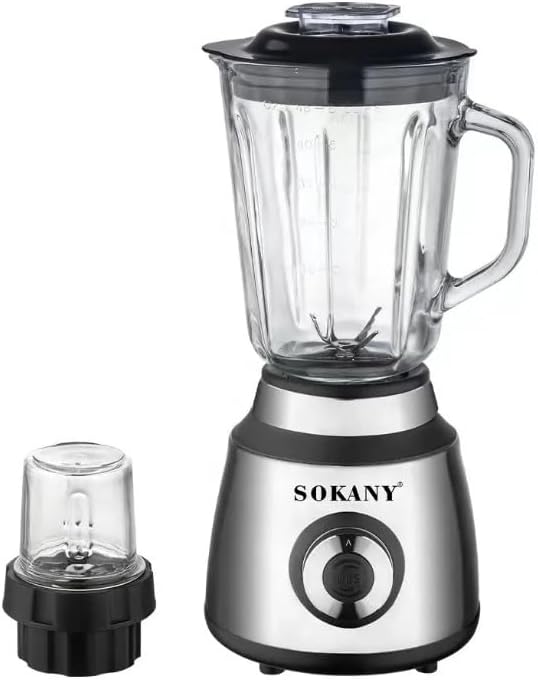 800W 1.5L Misturador de processador de alimentos multifuncional Extrator de suco de lâmina de aço inoxidável Limpeza rápida inquebrável SK-03032