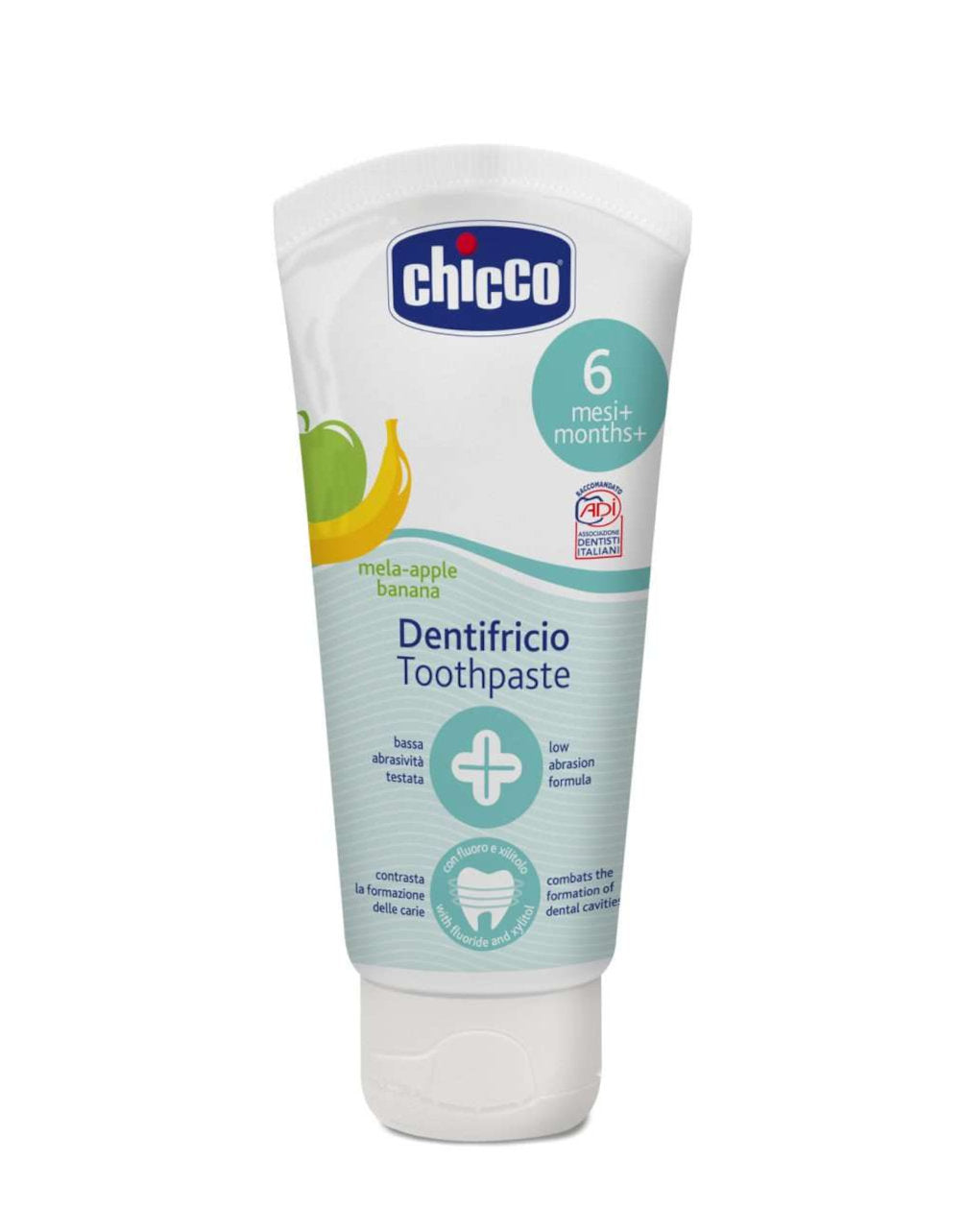 CHICCO PASTA 50ML MAÇÃ BANANA 6M+
