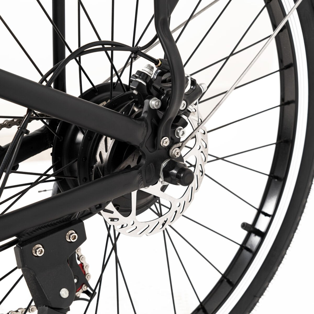 Bicicleta elétrica Youride Paris roda 26” - preta