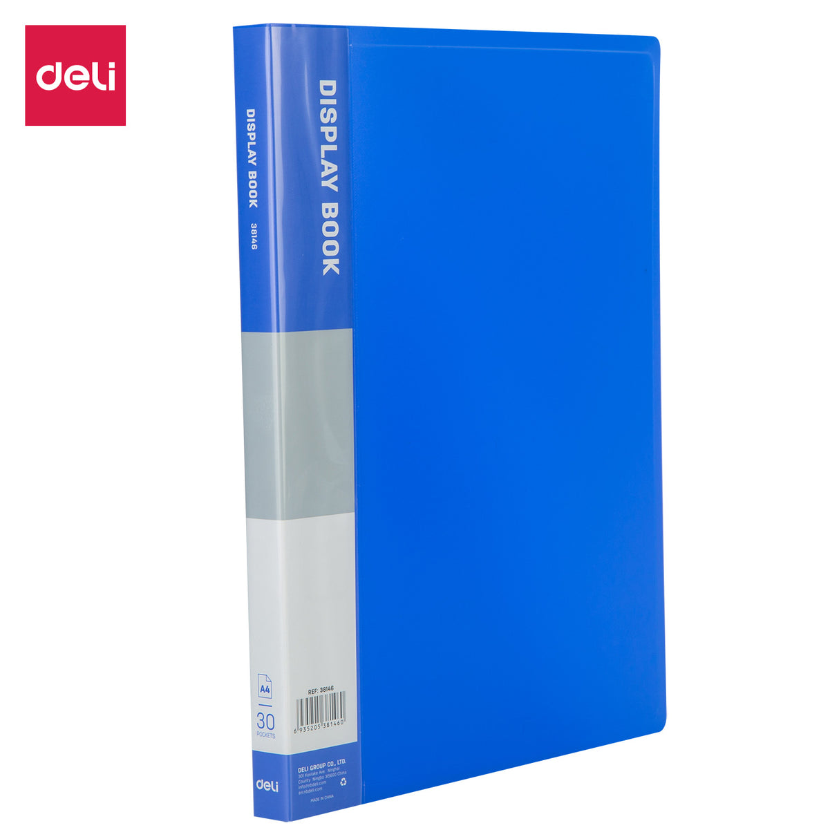 Pasta de arquivo capa de plastico Deli E38145-20 páginas (misto) 120pic/caixa