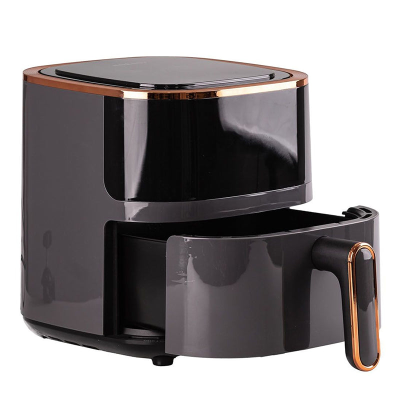 Sokany SK-10014 Fritadeira-Fritadeira Multifuncional 4.8 Litros 1300 W Aerogril 4.8L Sokany SK-10014 Cor Cinza