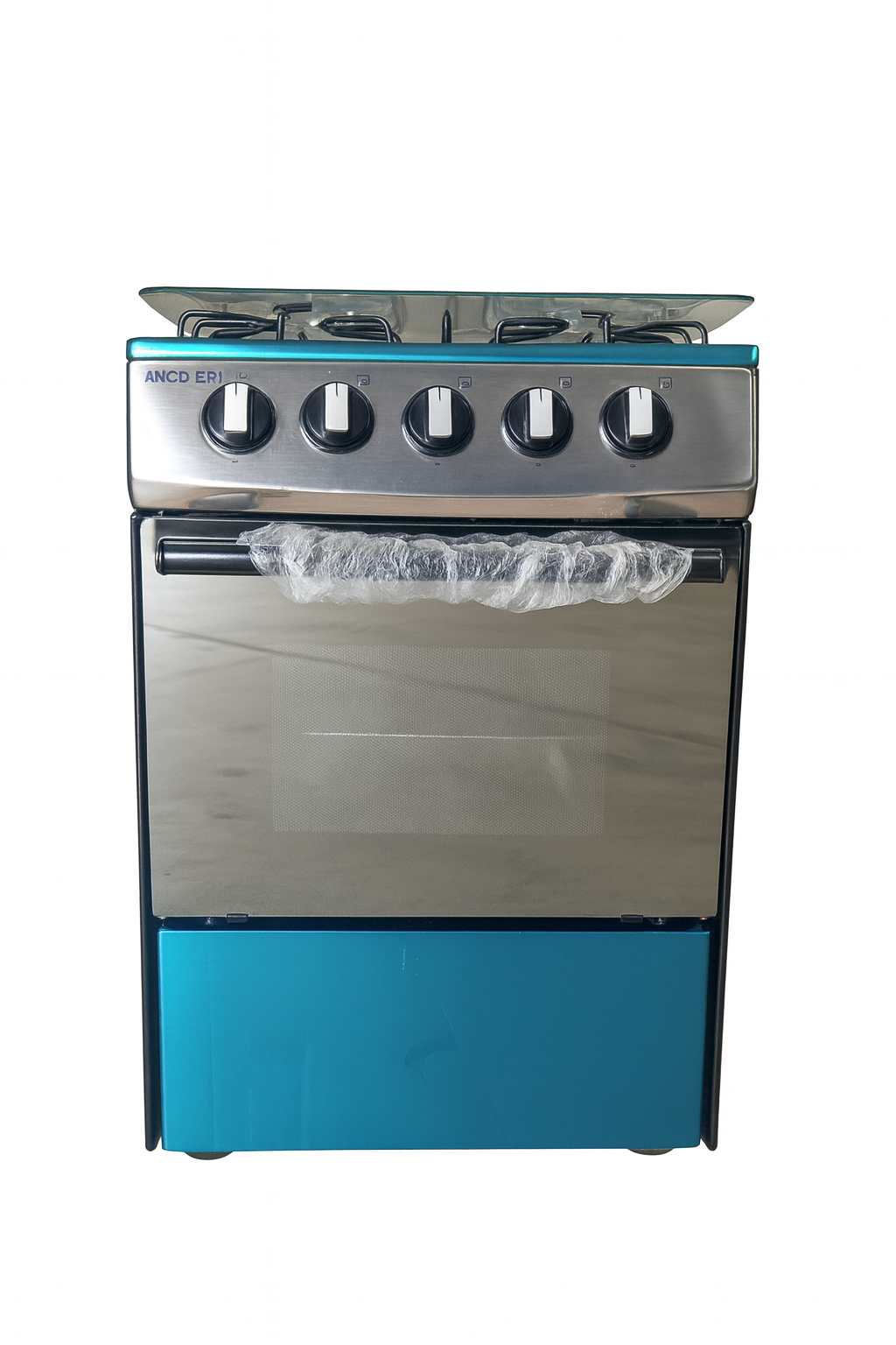 FOGÃO A GAS, 4 BOCAS, 50X50CM, 50L, COM 1 FORNO, COR INOX