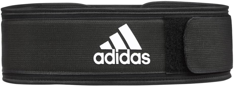 Cinto de levantamento de peso adidas Essential, cinto de levantamento de peso com núcleo de espuma com fixação segura L