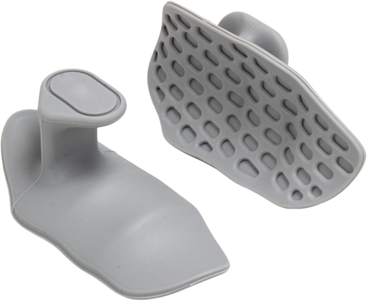 LUVAS DE BORRACHA ANTI-SPLIT FITNESS RYPT GRIPS CINZA