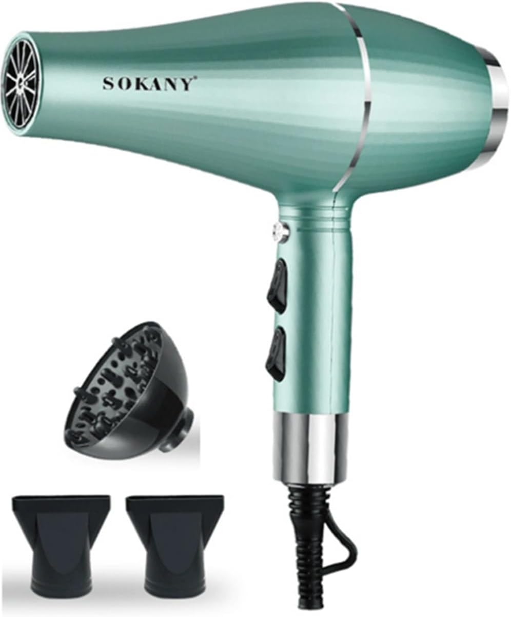 SECADOR DE CABELO AJUSTÁVEL PROFISSIONAL SOKANY COM DIFUSOR, 2000W, SK-14009