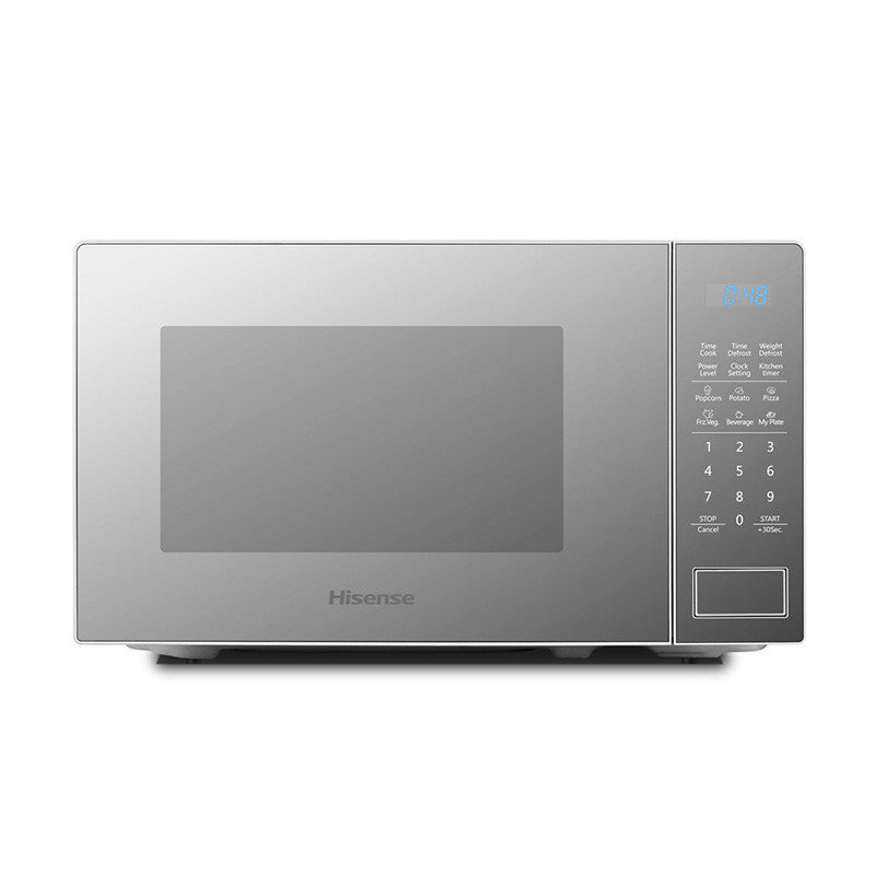 Micro-ondas Hisense 20L Cinza Digital H20MOWS10 – Painel Digital, 700W, 6 Programas Automáticos, Grill