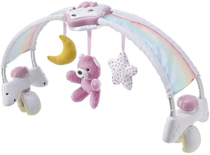 CHICCO BRINQ. ARCO CAMA RAINBOW ROSA (31