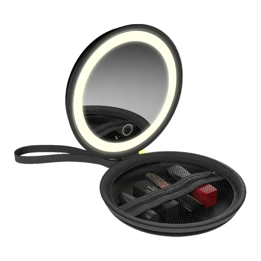 Green Lion Bolsa Mini Makeup Pouch – Preto