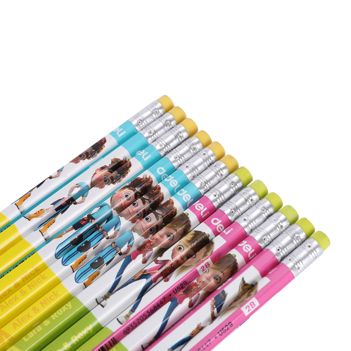 Lápis Deli EU52900_1 caixa de tema grande 2B (mistos) (12 unidades/caixa)