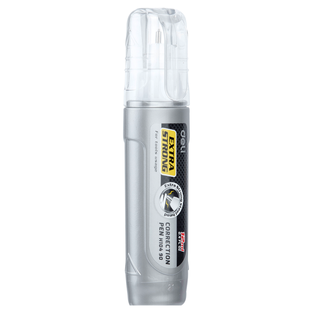 Corretor escolar Deli EH10490 (prata)